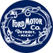 Sticker - Ford Vintage Logo - Round - Detroit Shirt CompanyDSC - FordStickers (Accessories)