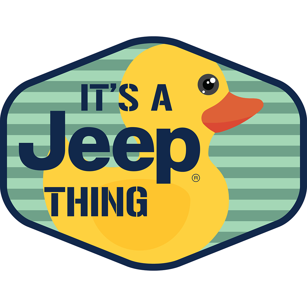 Sticker - Jeep® Duck Hex - It's a Jeep Thing - Stripes - Detroit Shirt CompanyFCA - JeepStickers (Accessories)