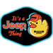 Sticker - Jeep® Duck Grille Hex - Detroit Shirt CompanyFCA - JeepStickers (Accessories)