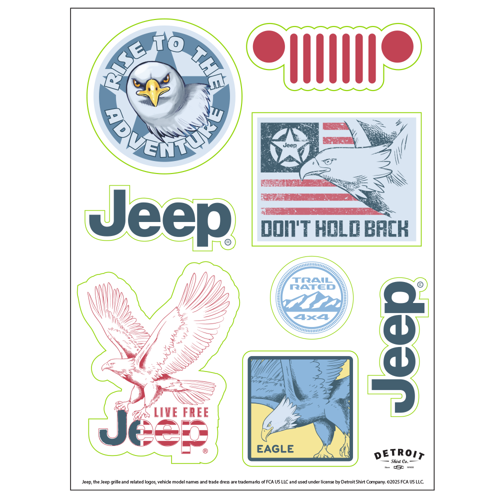 Sticker Sheet - Jeep® Eagle