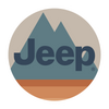 Sticker - Jeep® Mountain - Round