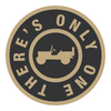 Sticker - Jeep® There's Only One - Round