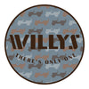 Sticker - Jeep® Willy's - Round - Detroit Shirt CompanyFCA - JeepStickers (Accessories)