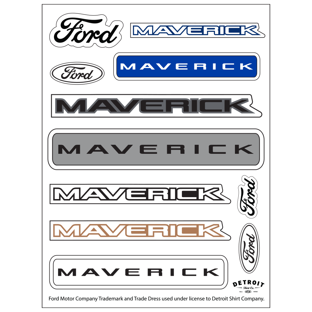 Sticker Sheet - Maverick