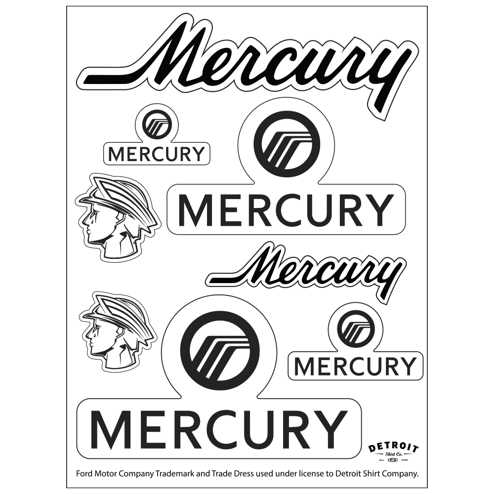 Sticker Sheet - Mercury