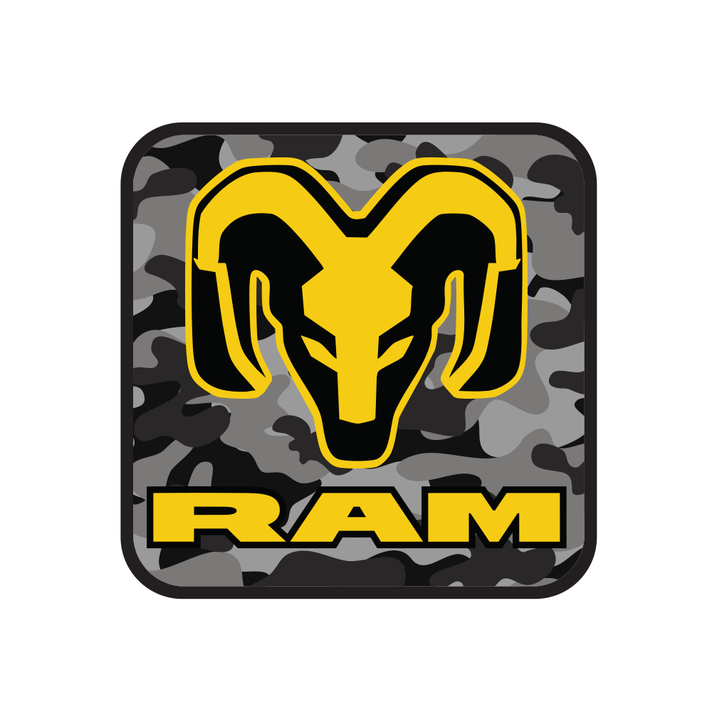 Sticker - RAM Camo - Black