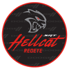 Sticker - Dodge SRT Hellcat Redeye - Round - Detroit Shirt CompanyFCA - DodgeStickers (Accessories)