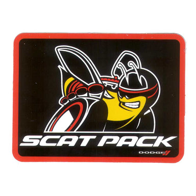 Sticker - Dodge Scat Pack Rectangle - Detroit Shirt CompanyFCA - DodgeStickers (Accessories)