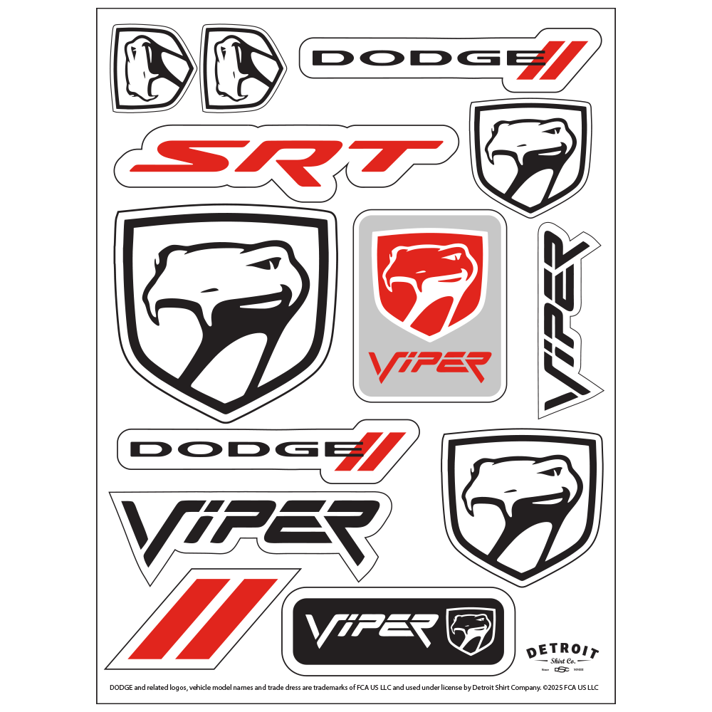 Sticker - Dodge Viper - Sneaky Pete