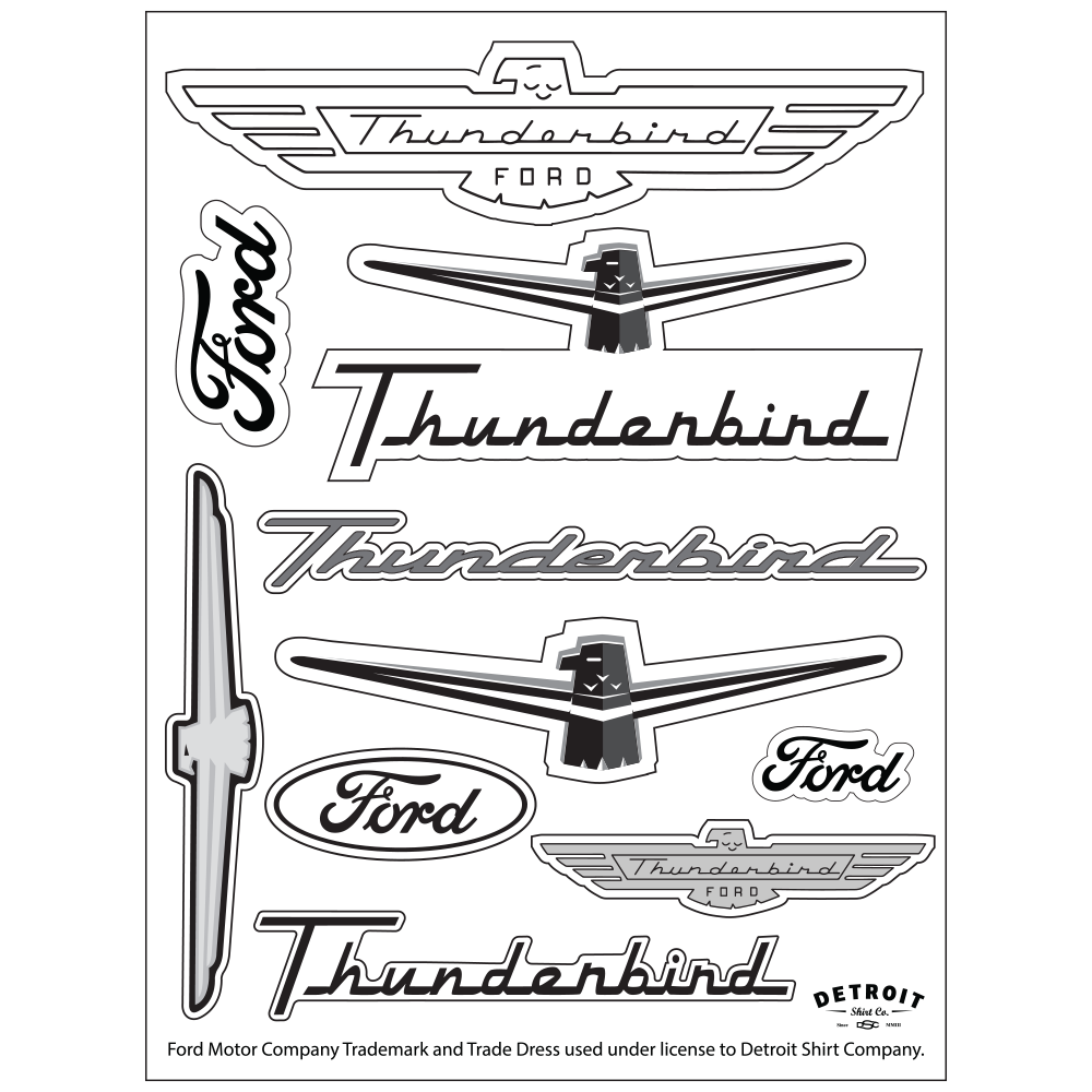 Sticker Sheet - Thunderbird