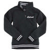 Ladies Detroit Thirsty Script Sherpa 1/4 zip (Charcoal) - Detroit Shirt CompanyDetroit Shirt CompanySweatshirts (Apparel)