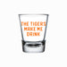 Shot Glass - The Tigers Make Me Drink - Detroit Shirt CompanyDetroit Shirt CompanyDrinkware (Accessories)