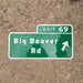 Metal Sign - Big Beaver Exit 69 - Detroit Shirt CompanyDetroit Shirt CompanyOther Accessories