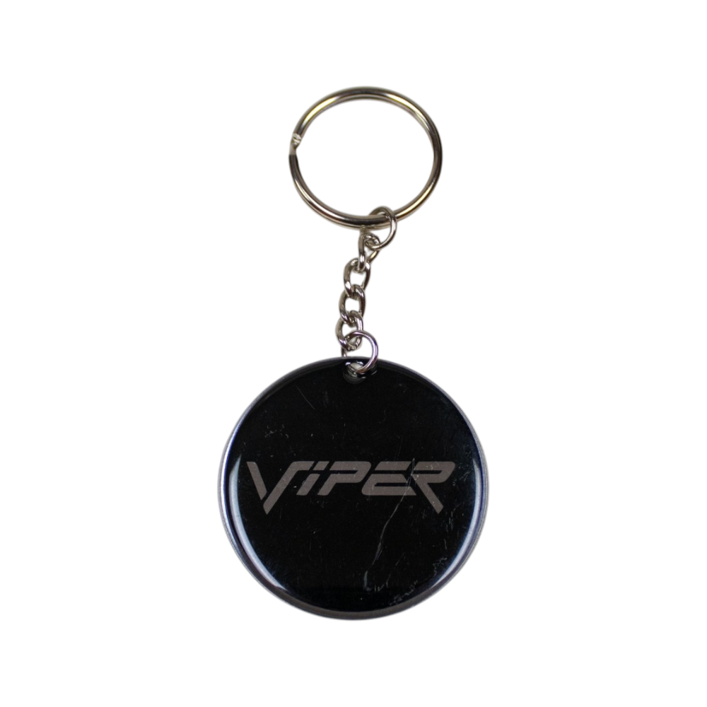 Keychain - Dodge Viper Sneaky Pete - Round Metal