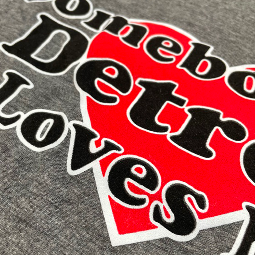 Mens T-Shirt - Somebody in Detroit Loves Me