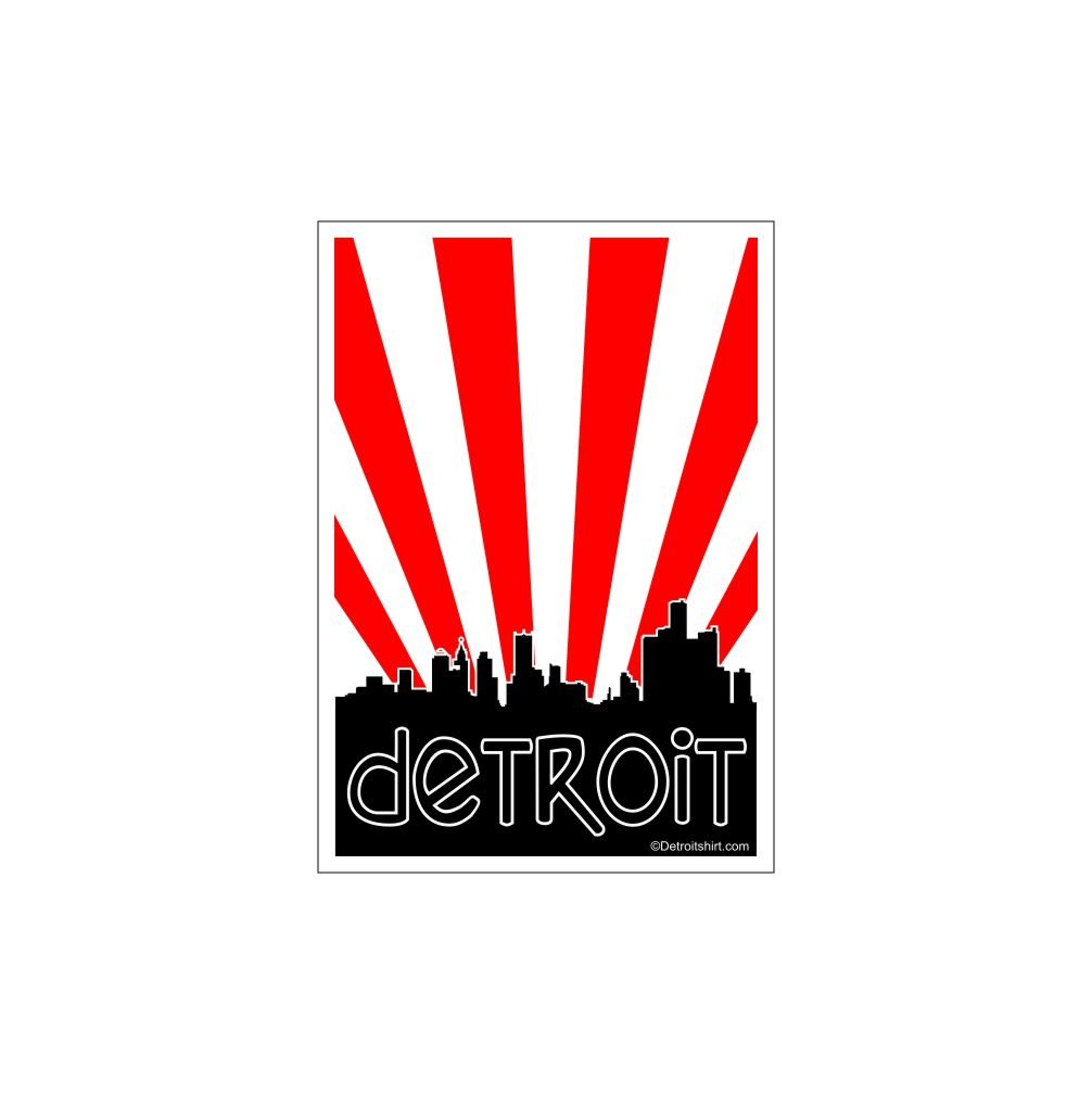 Sticker - Detroit Burst - Detroit Shirt CompanyDetroit Shirt CompanyStickers (Accessories)