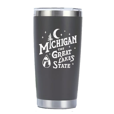 Travel Mug - Michigan Vintage Font - Detroit Shirt CompanyDetroit Shirt CompanyDrinkware (Accessories)