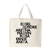 Tote Bag - Detroit Names - Natural