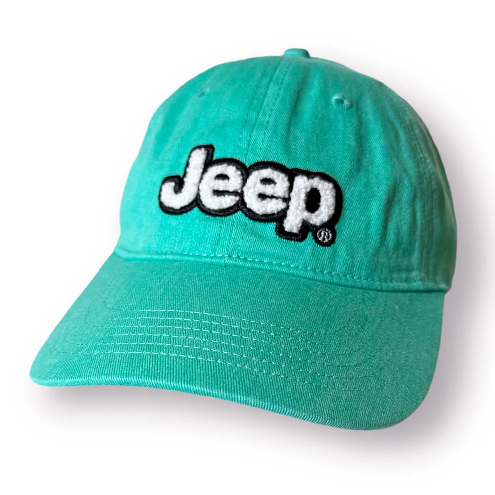 Hat - Jeep Chino Twill Ponytail with Chenille Text Patch