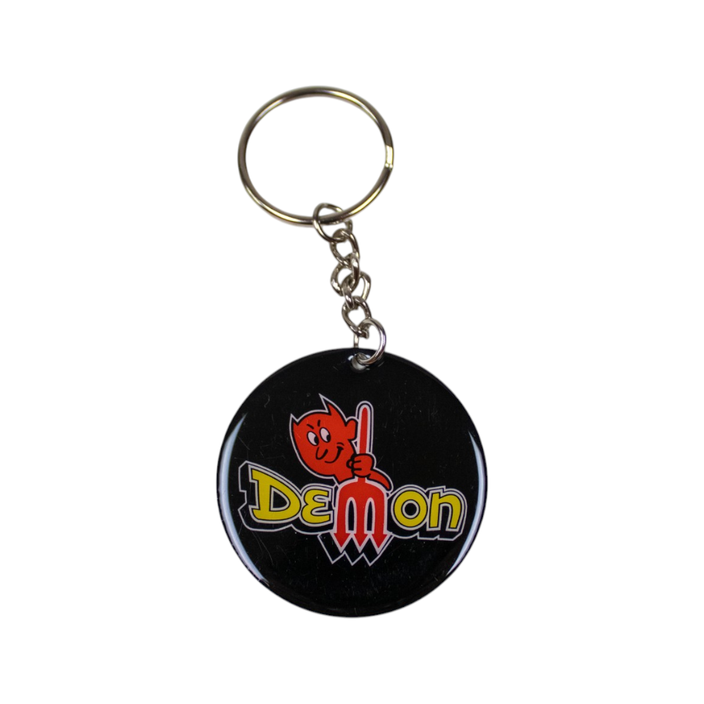 Keychain - Dodge Demon Vintage - Round Metal