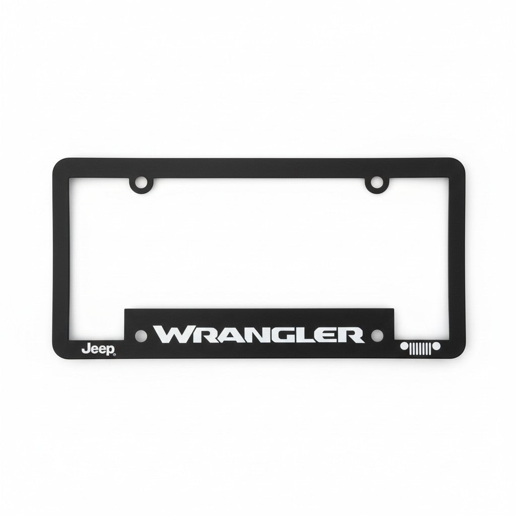 License Plate Frame - Jeep Wrangler