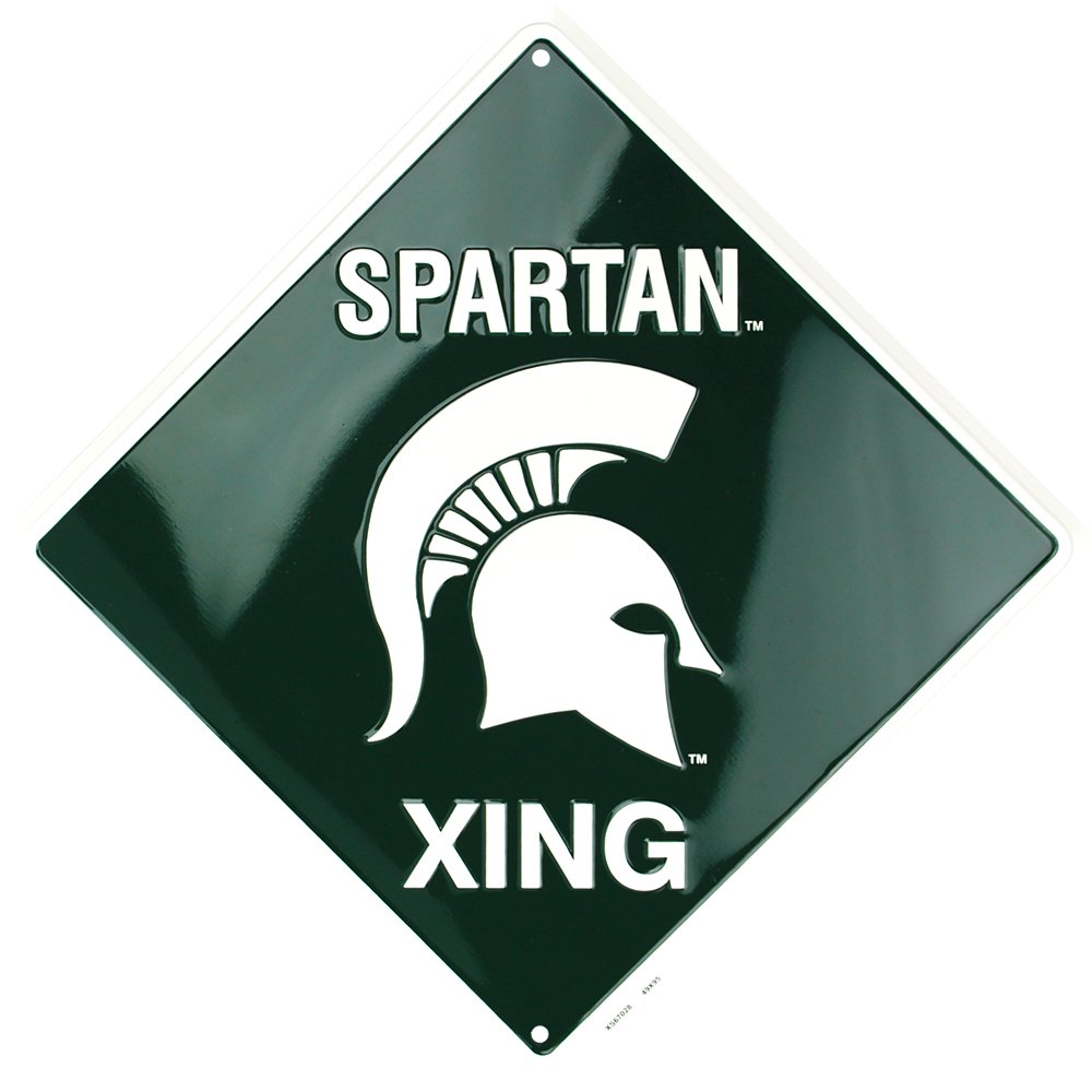 Metal Sign - Michigan State Spartan XING - Detroit Shirt CompanyHangtimeOther Accessories