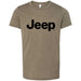 Youth - Jeep Text - Triblend Military Green - Detroit Shirt CompanyFCA - JeepKids Apparel