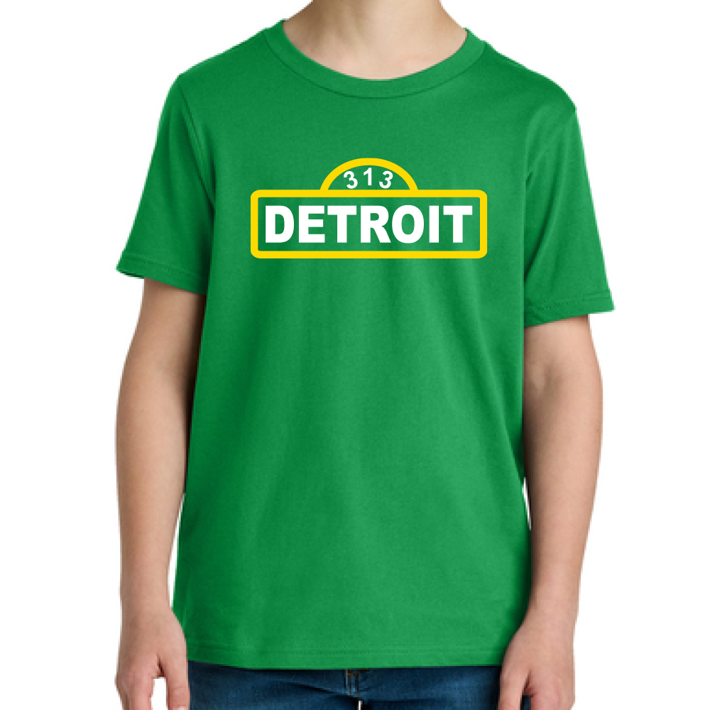Youth - Detroit Street Sign T-shirt