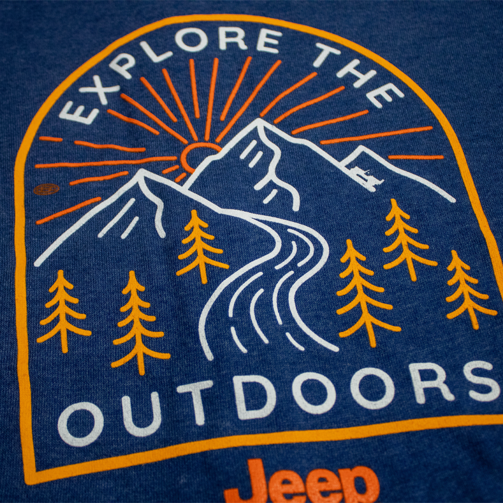 Mens Jeep® Explore the Outdoors Zip French Terry Hooded Sweatshirt