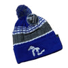 Hat - Michigan Lakes Cable Knit TOTW - Blue/Grey/White - Detroit Shirt CompanyDetroit Shirt CompanyHats (Apparel)