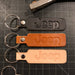 Keychain - Jeep Text leather - Detroit Shirt CompanyFCA - JeepKeychain