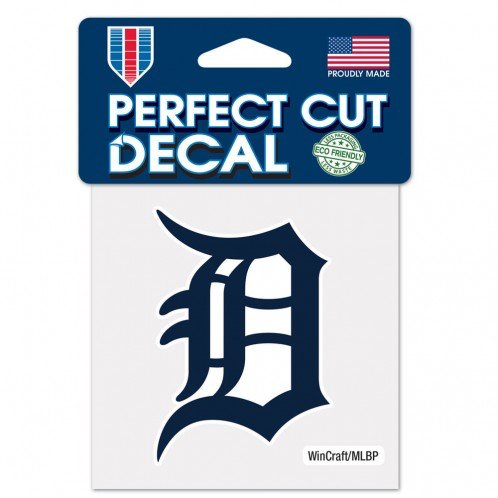 Detroit Tigers - 4" Navy Logo Decal - Detroit Shirt CompanyWinCraftDecals (Accessories)