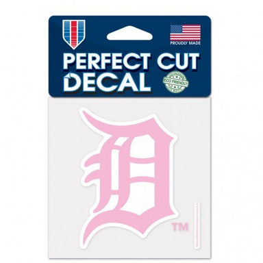 Detroit Tigers - 4" Pink BCA Decal - Detroit Shirt CompanyWinCraftDecals (Accessories)