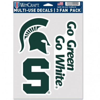 Michigan State Spartans - 5.5"x7" 3 Decal Pack - Detroit Shirt CompanyWinCraftDecals (Accessories)