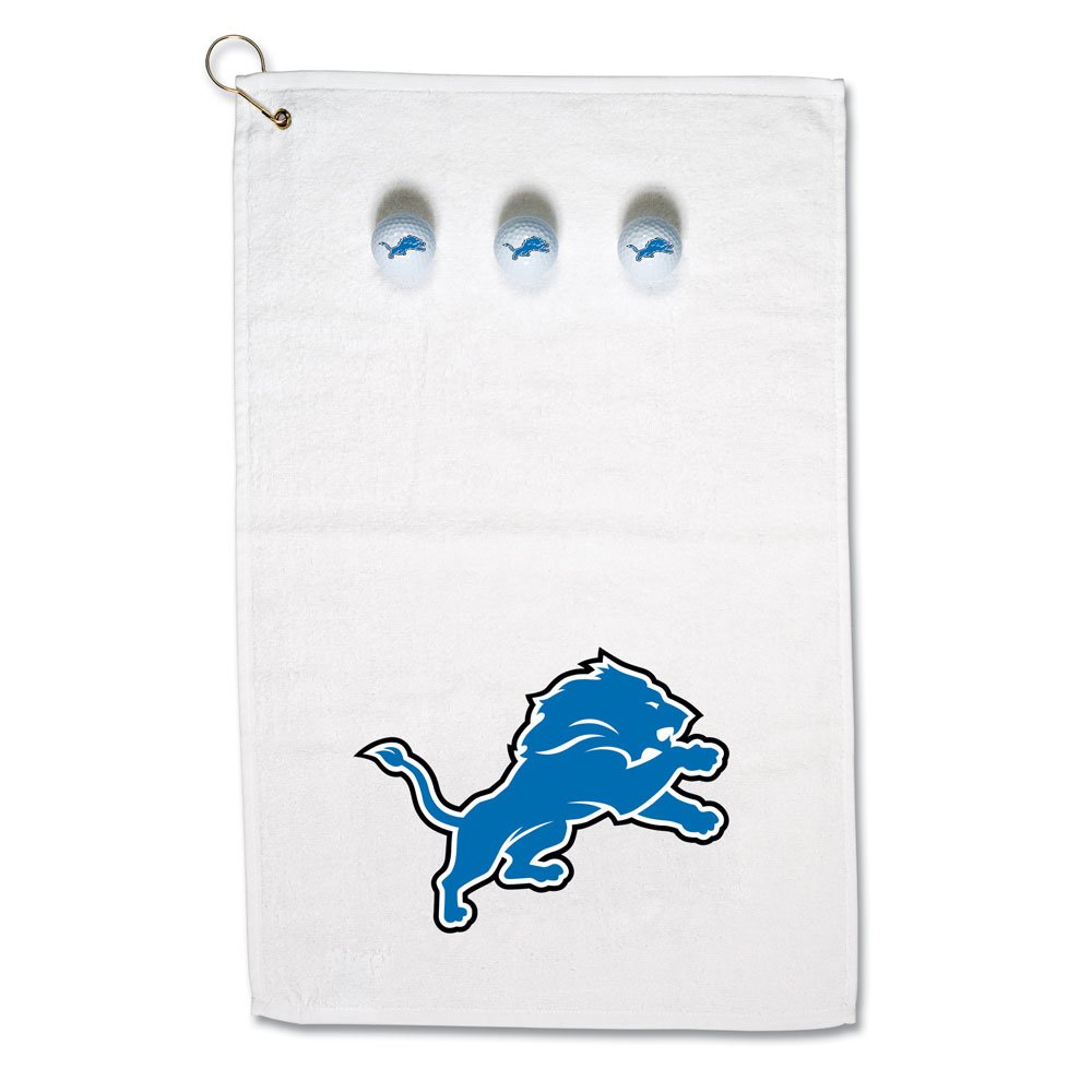 Detroit Lions - Golf Towel and 3 Golf Ball pack - Detroit Shirt CompanyWinCraftOther Accessories