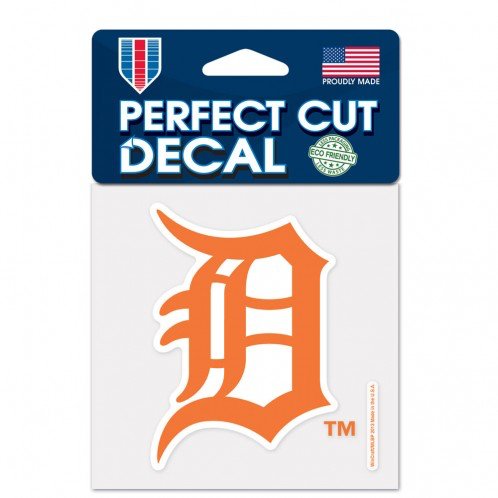 Detroit Tigers - 4" Orange Decal - Detroit Shirt CompanyWinCraftDecals (Accessories)