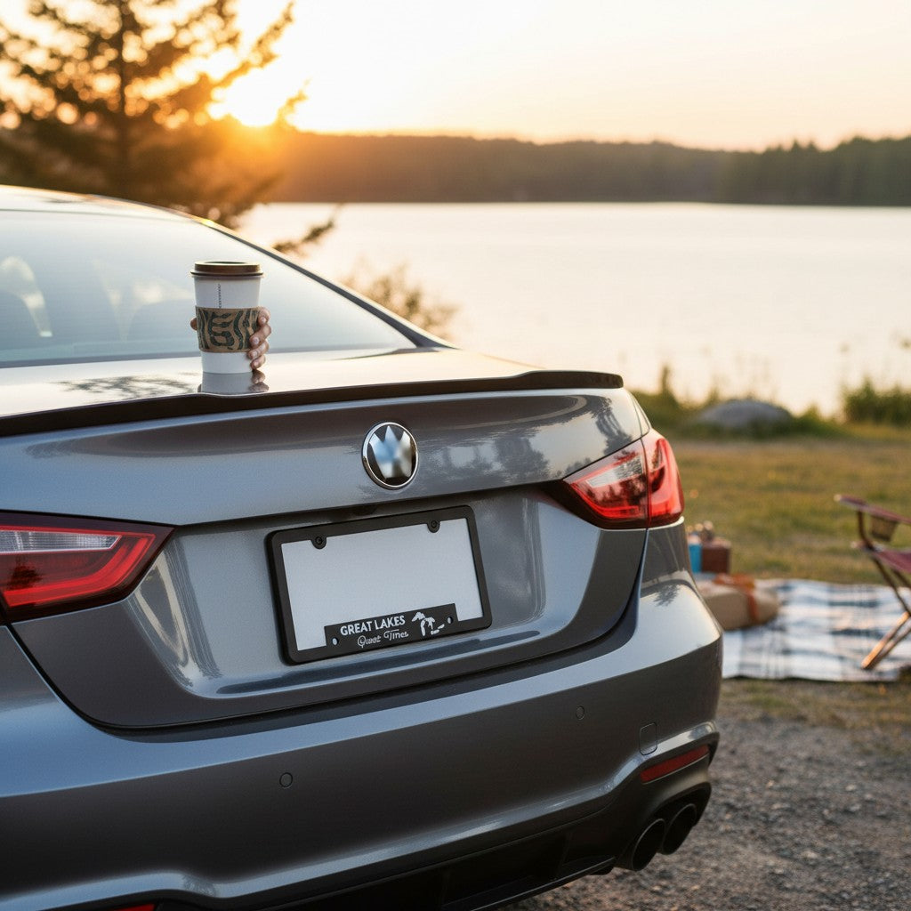License Plate Frame - Michigan Great Lakes Great Times