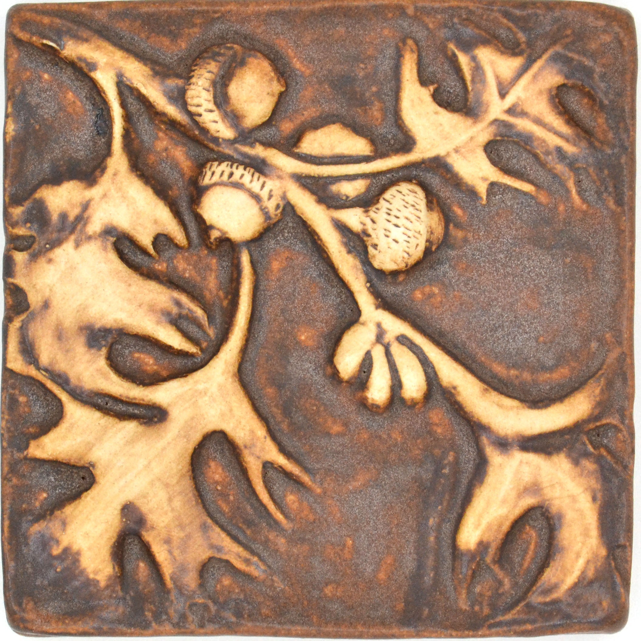 4x4 Acorns and Oak Leaves