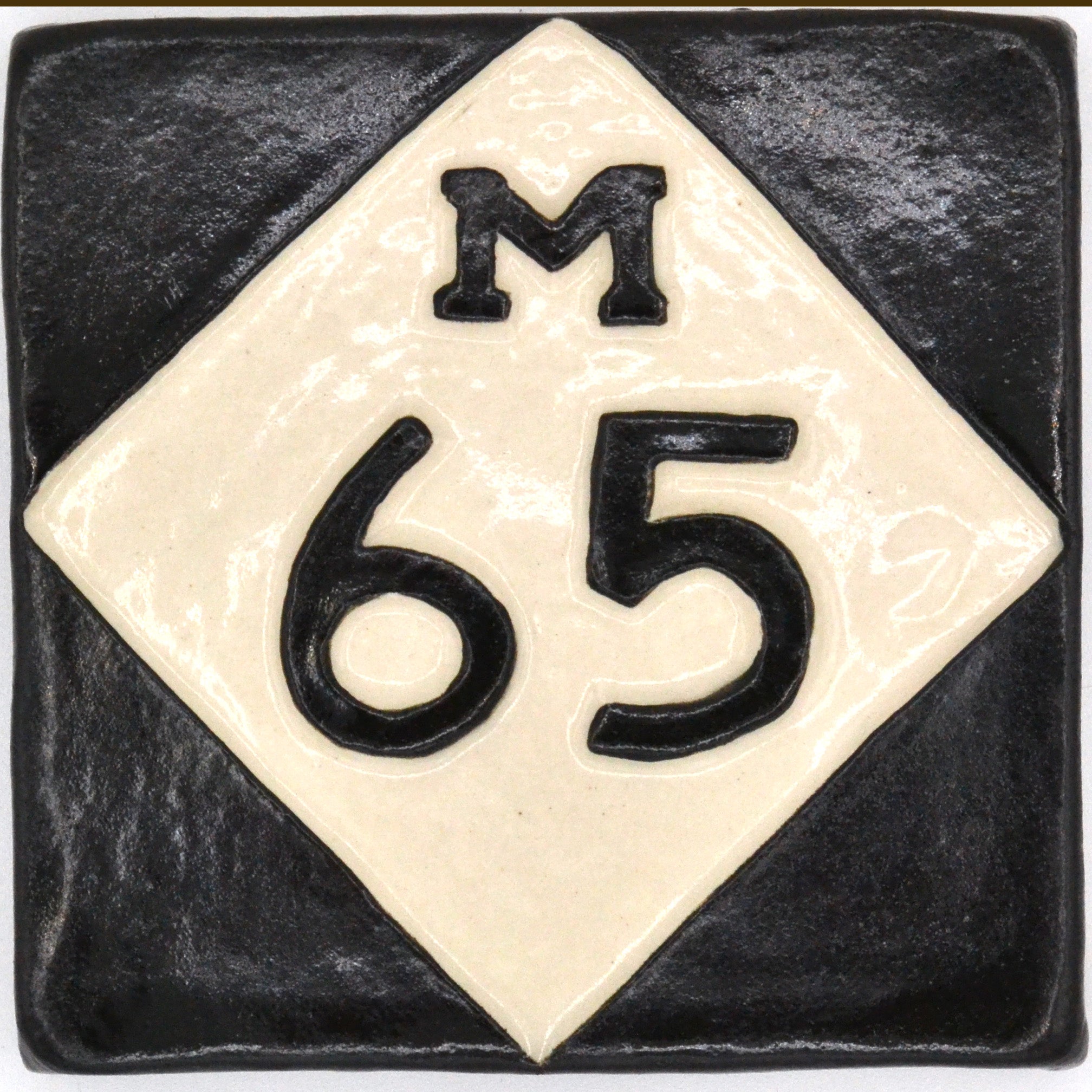4x4 HWY M 65 Road Sign