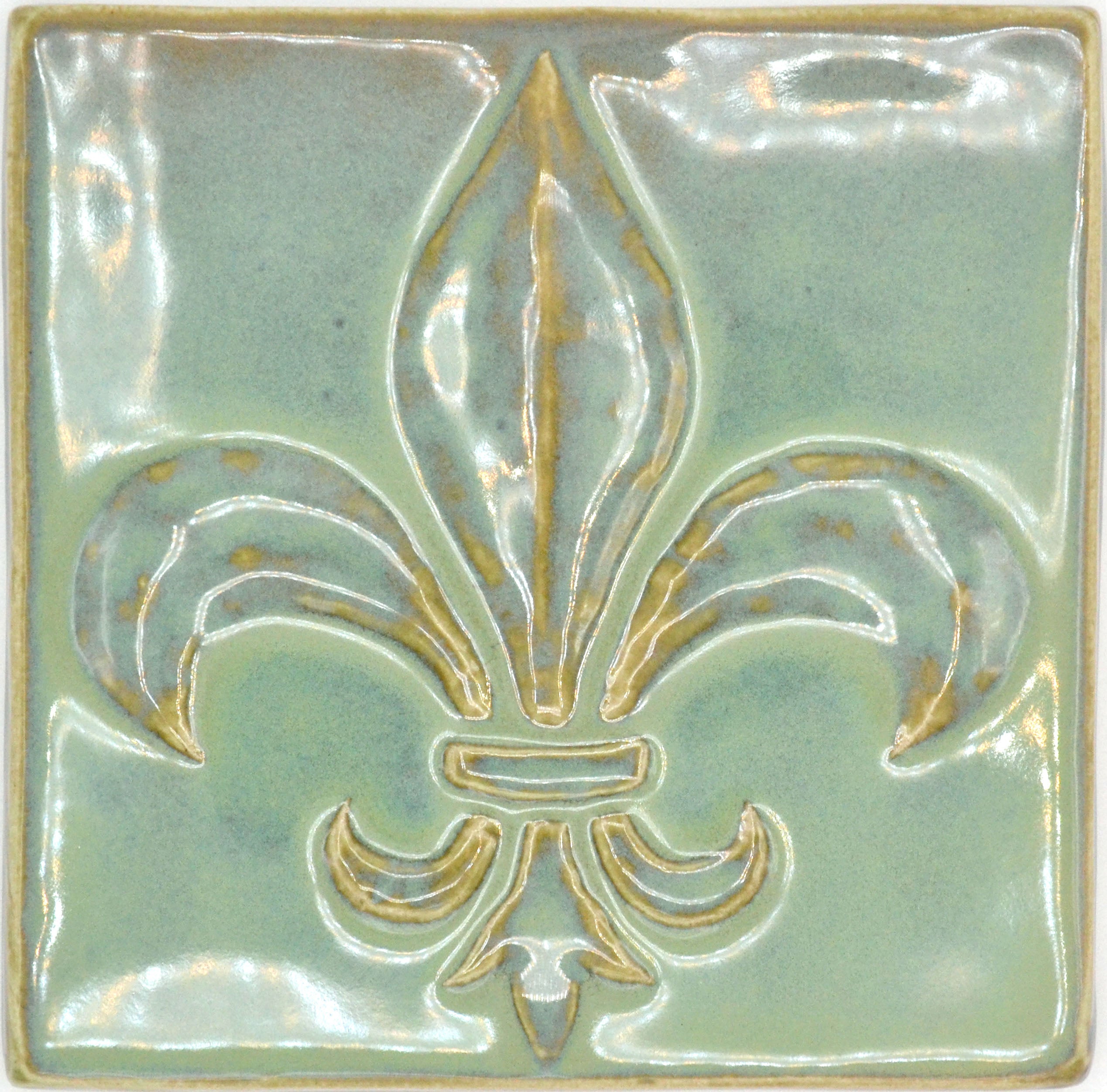 6x6 Fleur de Lis