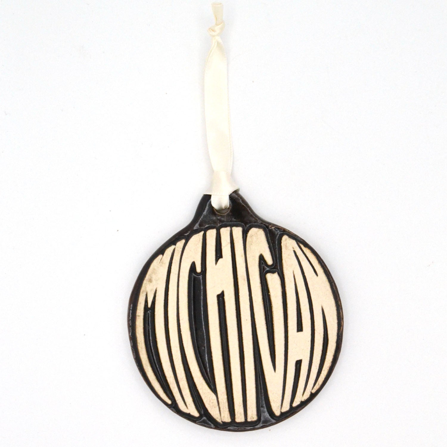 Michigan Round Ornament