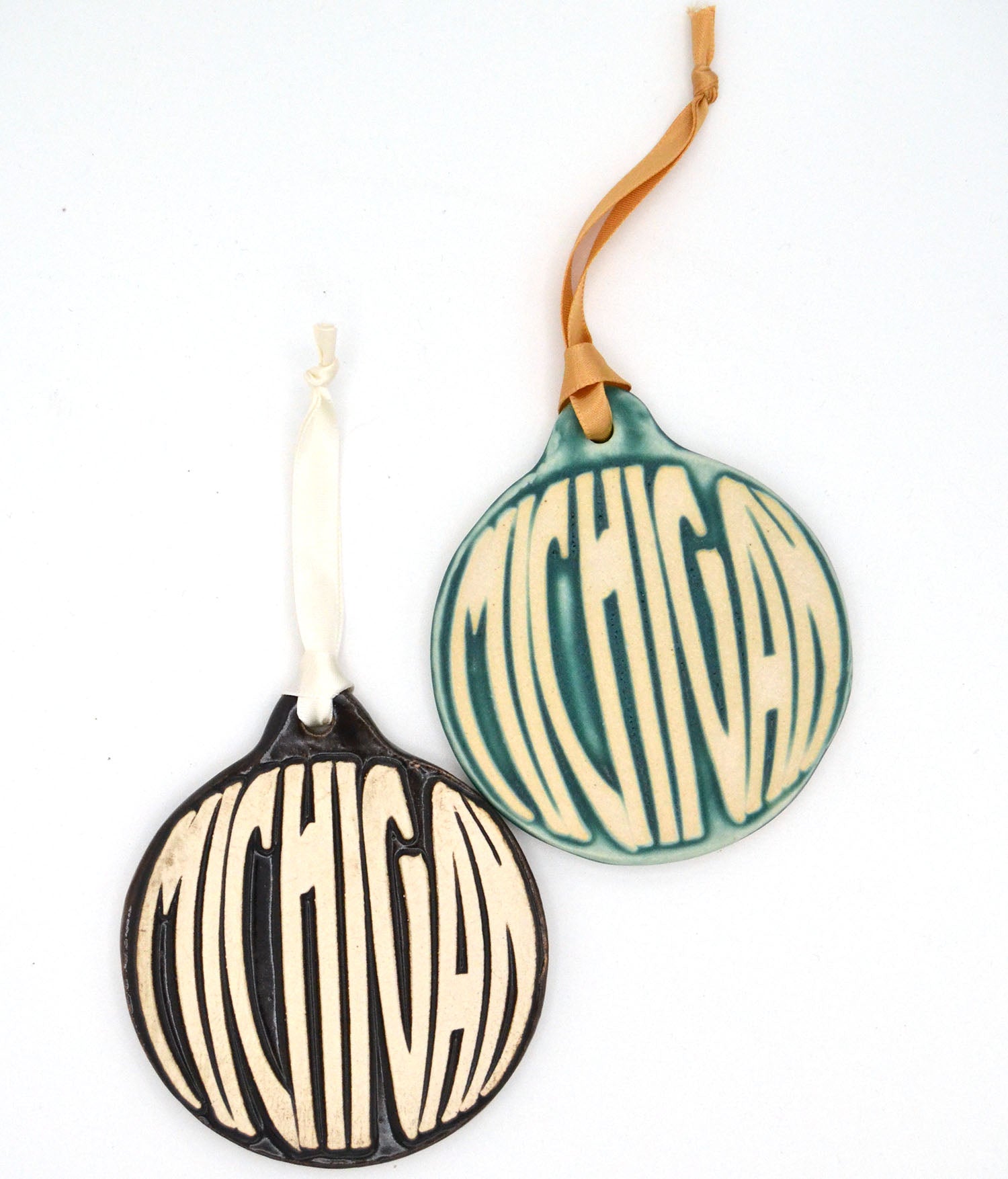 Michigan Round Ornament
