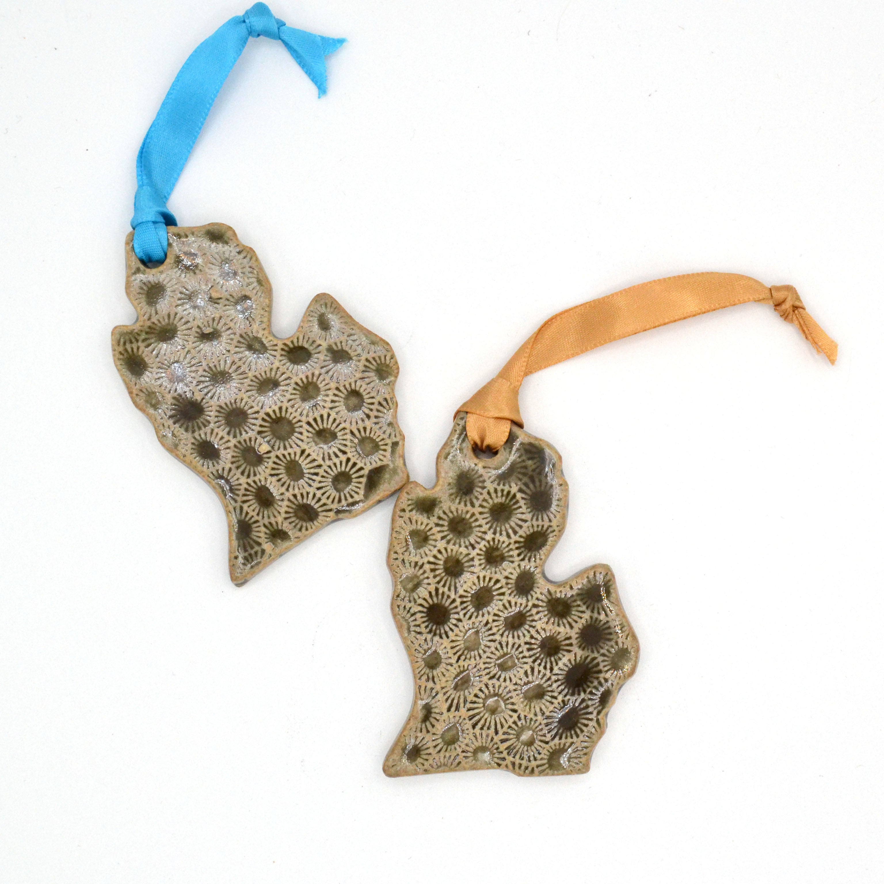 Petoskey Stone Pattern Ornament