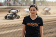 Photorealistic World of Outlaws racing lifestyle shot