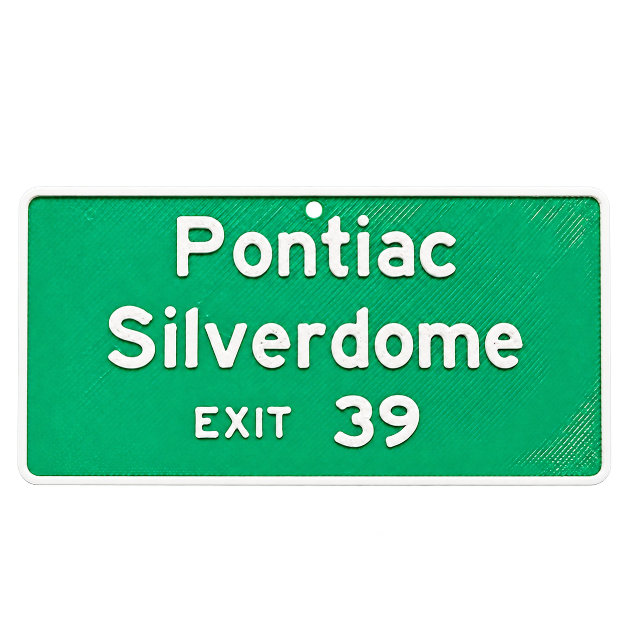 Detroit Iconic Road Sign Ornaments
