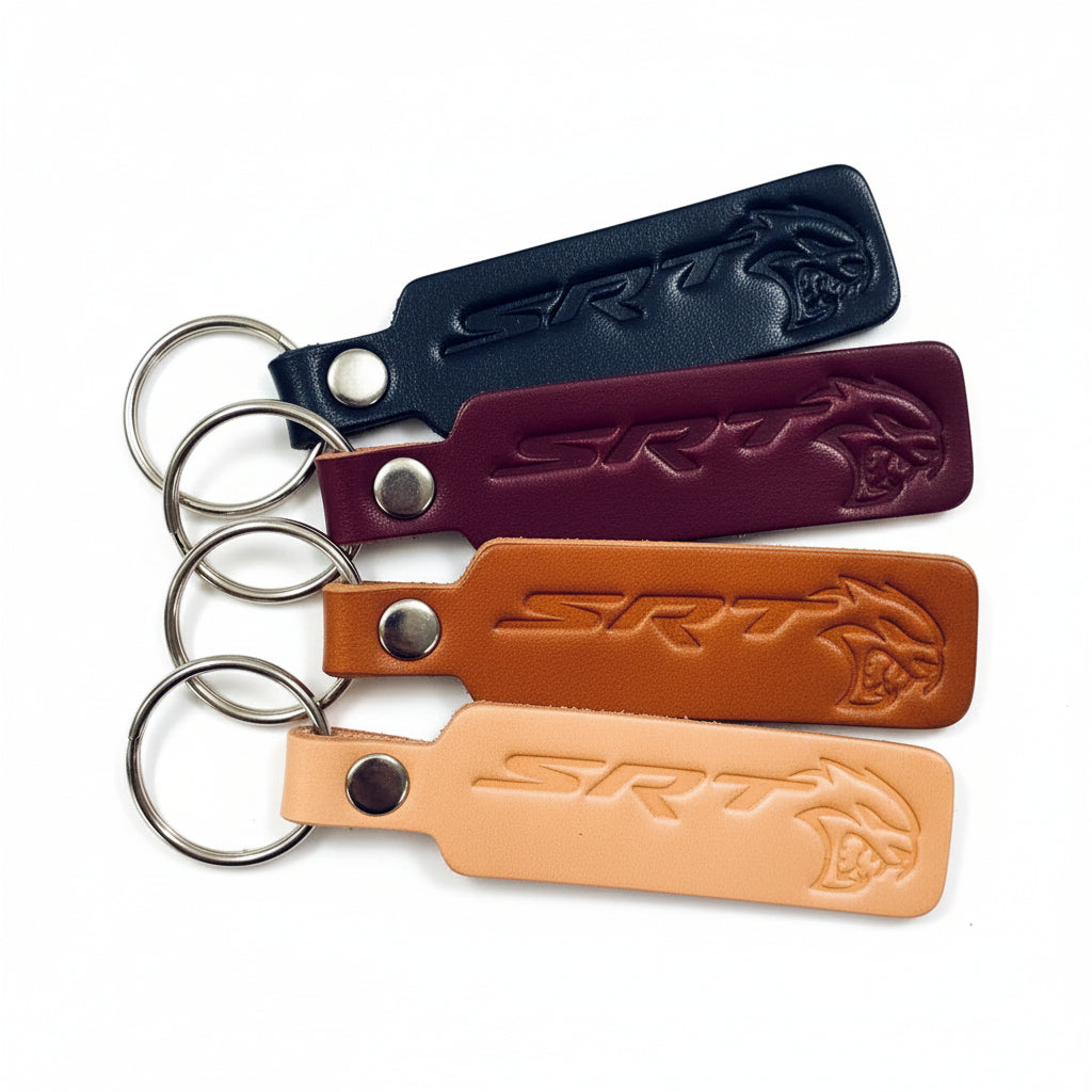 Keychain - Dodge SRT Hellcat Leather