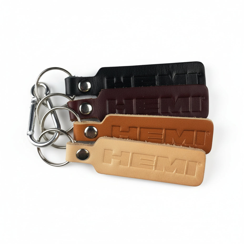 Keychain - Dodge HEMI leather
