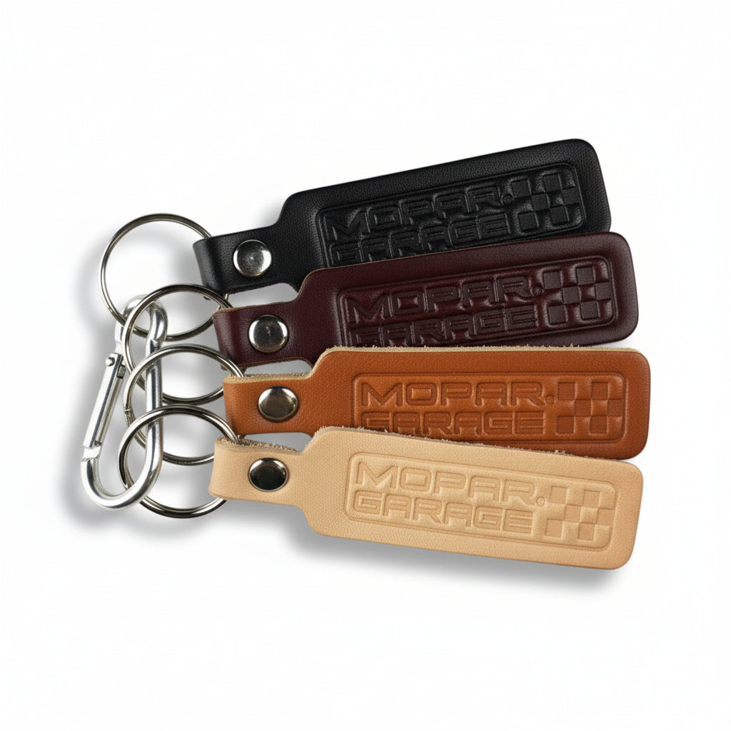 Keychain - Mopar Garage leather