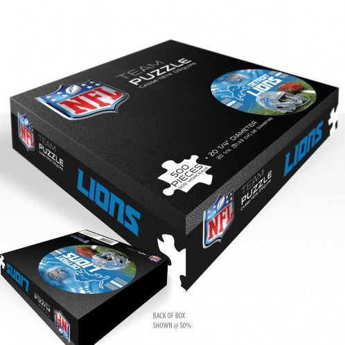 Detroit Lions Circle Puzzle