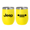 Jeep Insulated Wine Tumbler - Yellow Matte